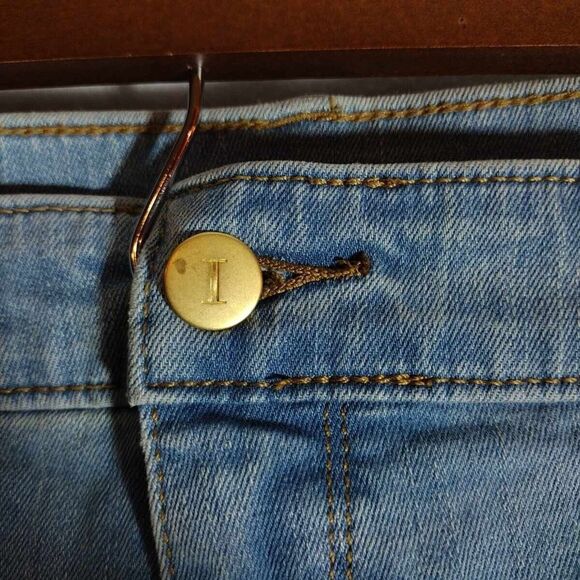 Isabel Maternity Crossover Panel Slim Ankle Pants Blue Size 8 New With Tag - Picture 10 of 12